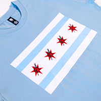 Chicago Flag T-Shirt - Blue