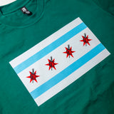 Chicago Flag T-Shirt - Shamrock