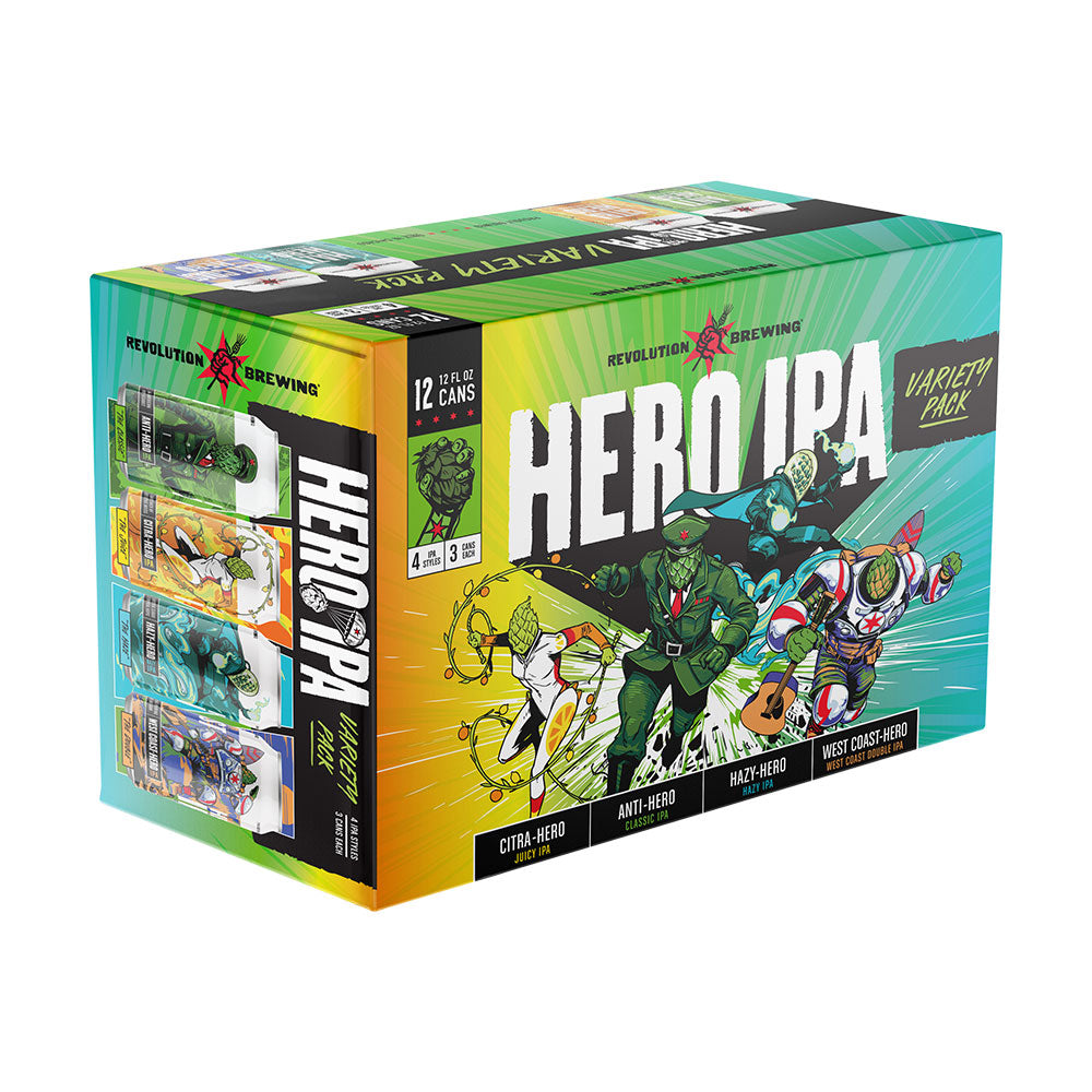 Hero Variety Pack (12-pack) – Revolution Brewing