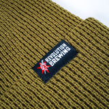 Waffle Knit Beanie - Pine