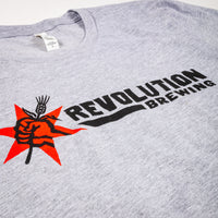 Stacked Logo Tee - Heather Grey