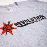 Stacked Logo Tee - Heather Grey