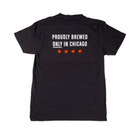 Stacked Logo Tee - Black