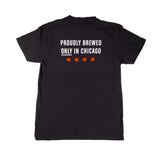 Stacked Logo Tee - Black