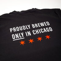 Stacked Logo Tee - Black