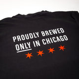 Stacked Logo Tee - Black