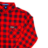 Flannel Button-Down Shirt