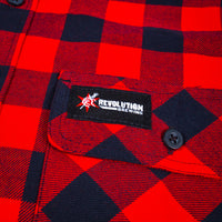 Flannel Button-Down Shirt
