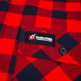 Flannel Button-Down Shirt