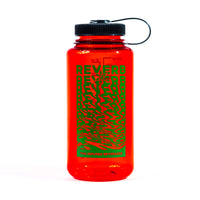 Reverb Nalgene Water Bottle- Red and Green