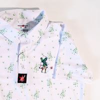 Snowman Golf Polo - Anti-Hero (White)