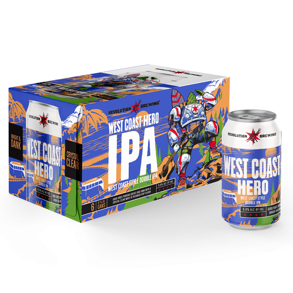 Revolution West Coast Hero (6-pack) - Revolution Brewing